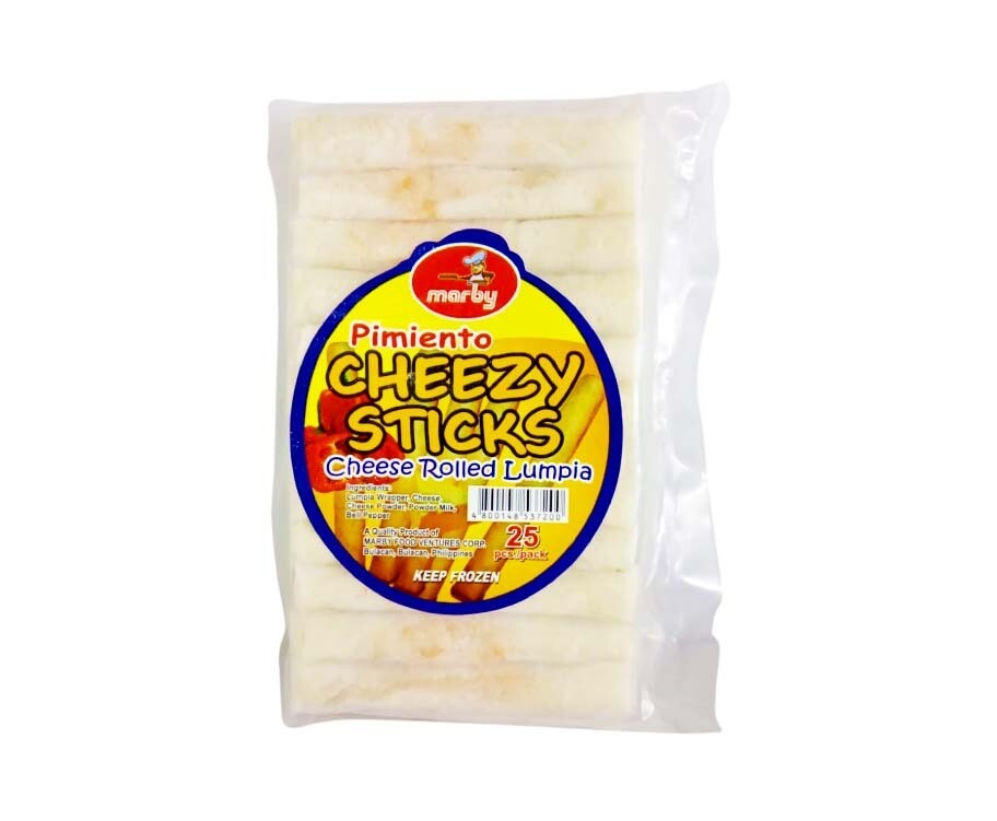 Marby Pimiento Cheesy Sticks ​Cheese Rolled Lumpia 25 Pieces