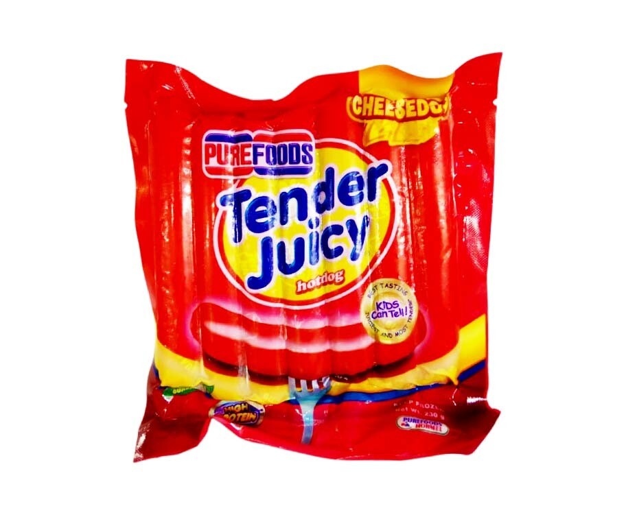 Purefoods Tender Juicy Hotdog Cheesedog 230g