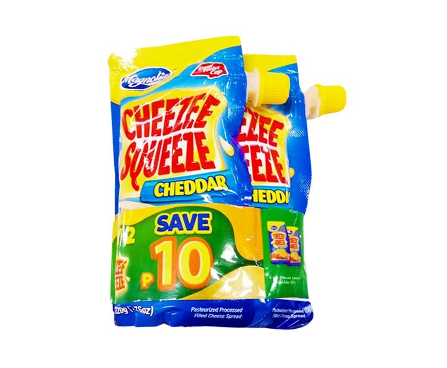 Magnolia Cheezee Squeeze Cheddar (2 Packs x 220g)