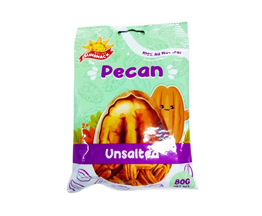 Sunsnack Pecan Unsalted 80g
