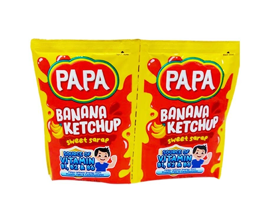 PAPA Banana Ketchup Sweet-Sarap Baon Pack (6 Packs x 25g)