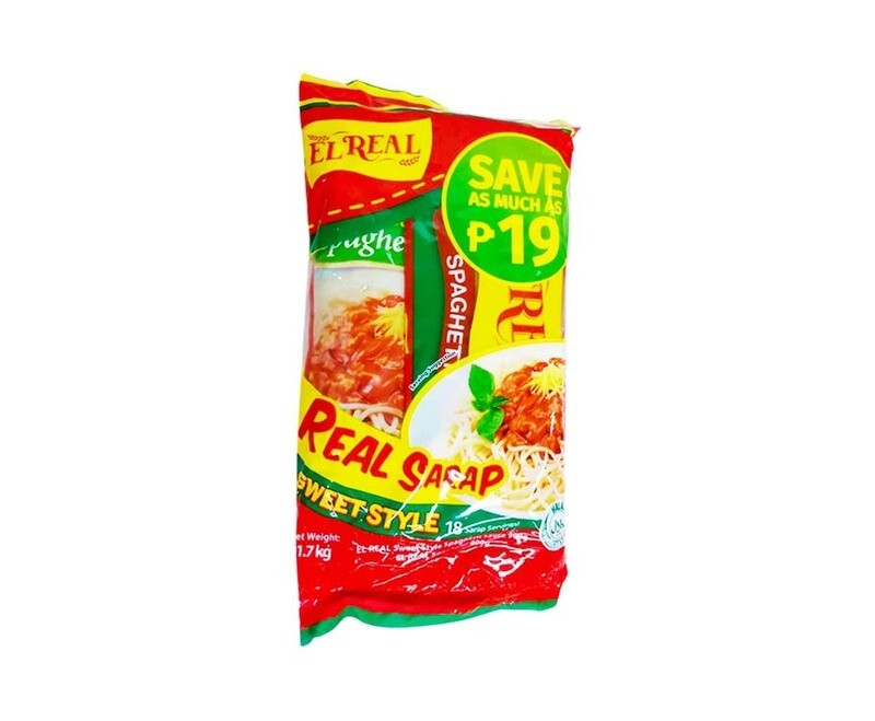 El Real Sweet Style Spaghetti Sauce 900g + El Real Spaghetti 800g