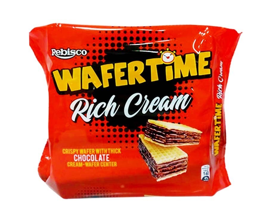 Rebisco Wafer Time Rich Cream Chocolate (10 Packs x 27g) 270g