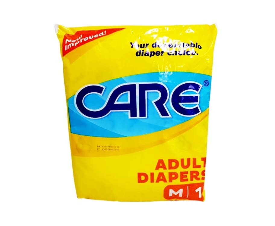 Care Adult Disposable Diapers Medium 1 Pad
