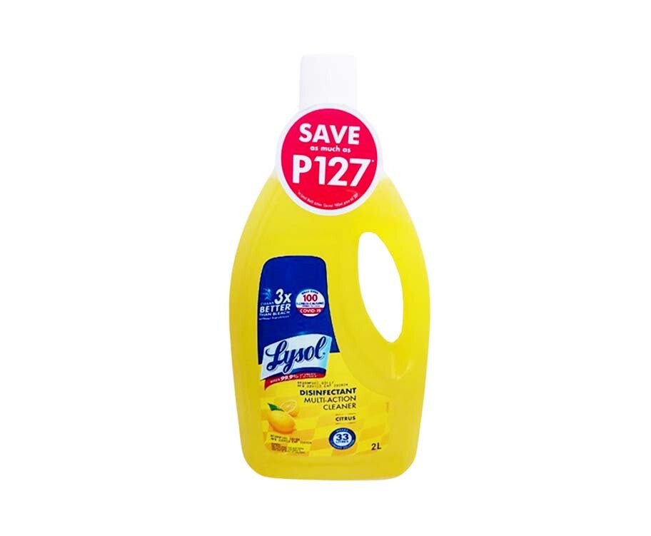 Lysol Disinfectant Multi-Action Cleaner Citrus 2L