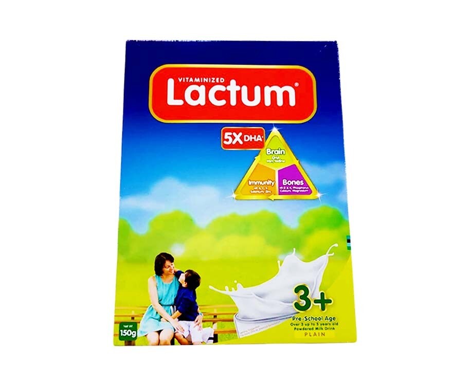 Lactum Vitaminized 3+ Plain Powdered Milk Drink 150g