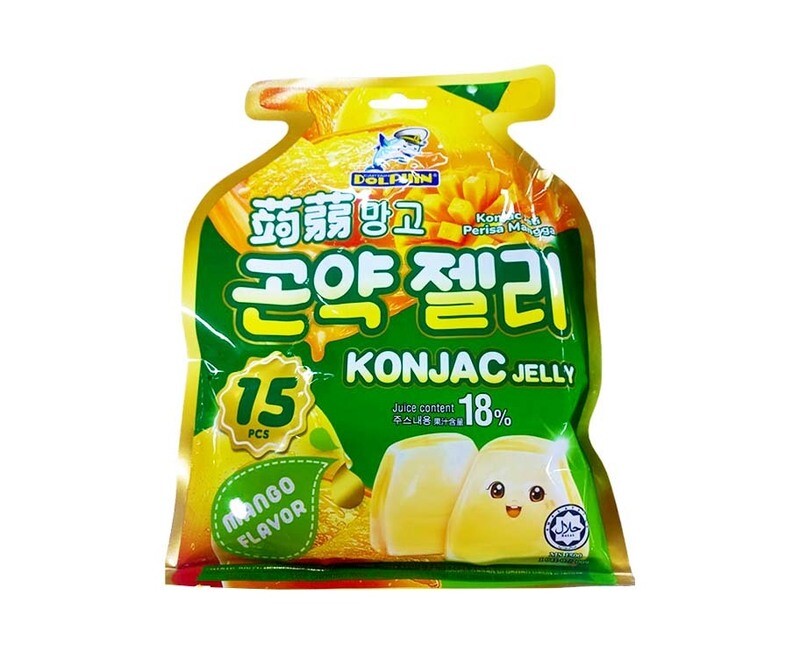 Captain Dolphin Konjac Jelly Mango Flavor 20g