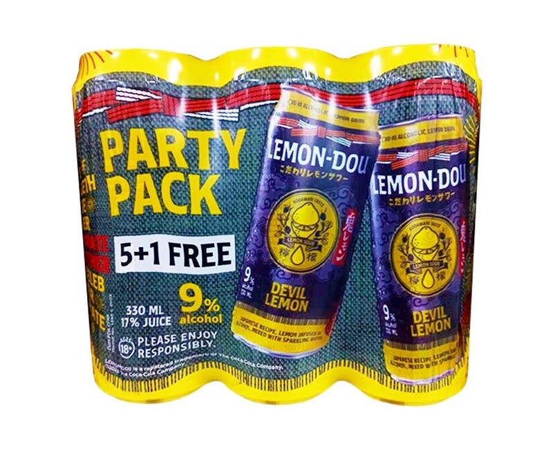 Lemon-Dou Devil Lemon (5+1 Packs x 330mL)
