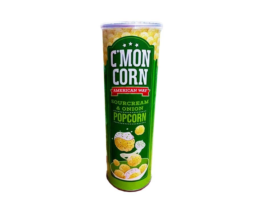 C&#39;mon Corn American Way Sour Cream &amp; Onion Popcorn 70g