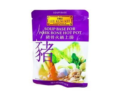 Lee Kum Kee Soup Base For Pork Bone Hot Pot 50g