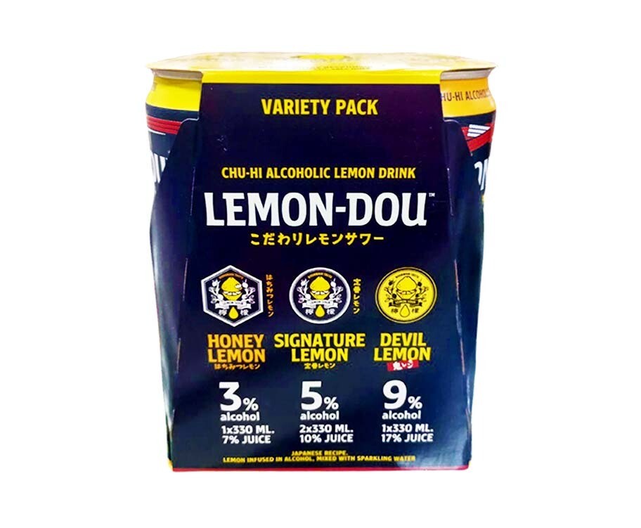Lemon-Dou Chu-Hi Alcoholic Lemon Drink (4 Packs x 330mL)