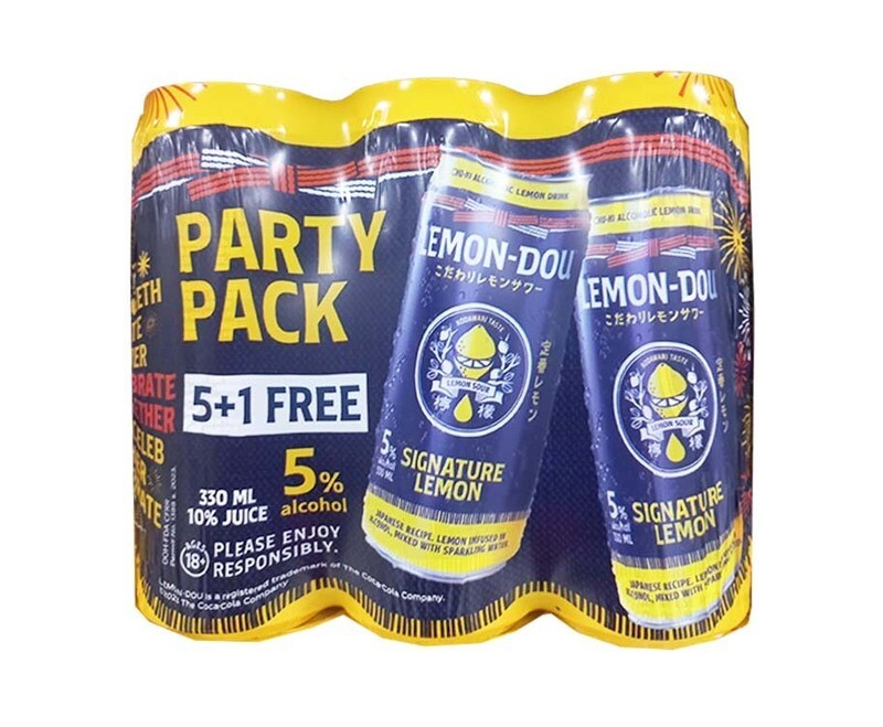 Lemon-Dou Signature Lemon (5+1 Packs x 330mL)