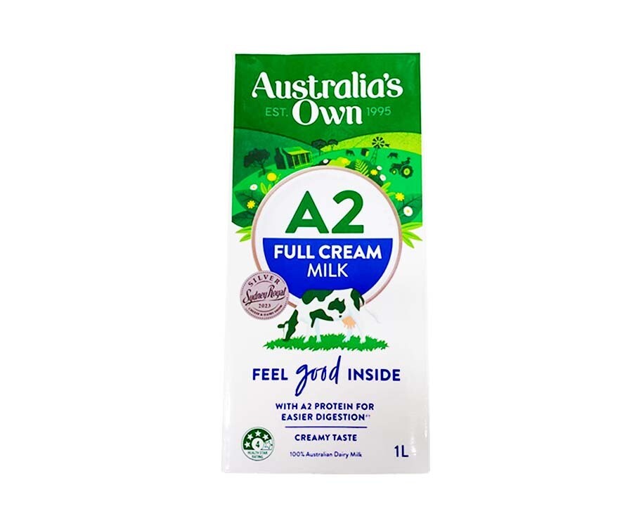 Australia's Own A2 Full Cream Milk 1L