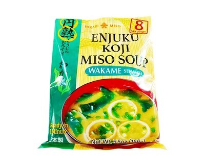 Hikari Miso Enjuku Koji Miso Soup Wakame Seaweed 156g