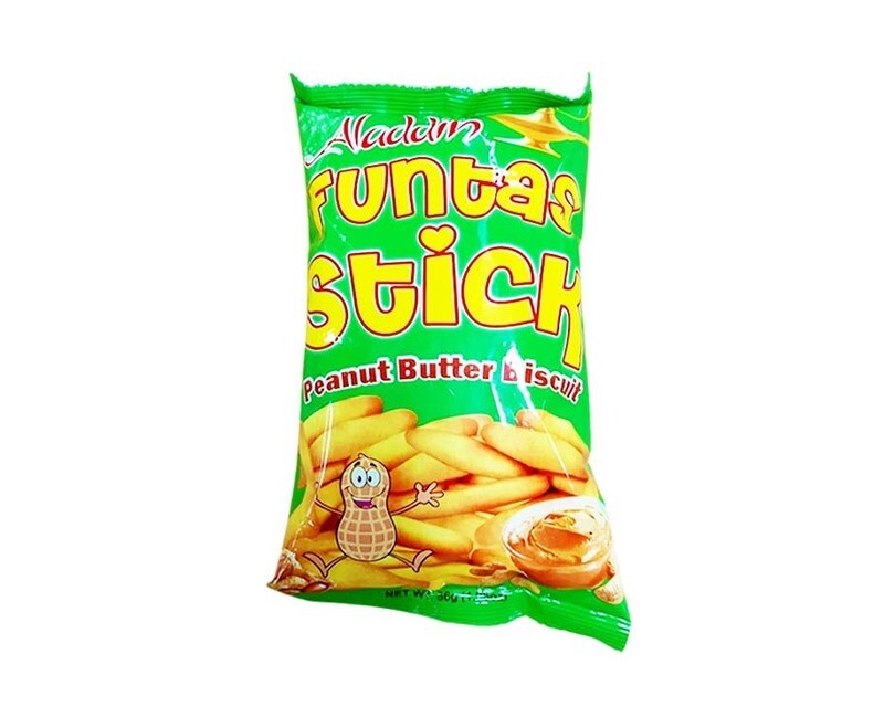 Aladdin Funtas Stick Peanut Butter Biscuit 56g