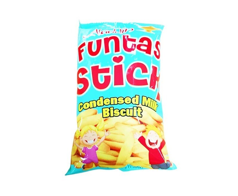 Aladdin Funtas Stick Condensed Milk Biscuit 56g