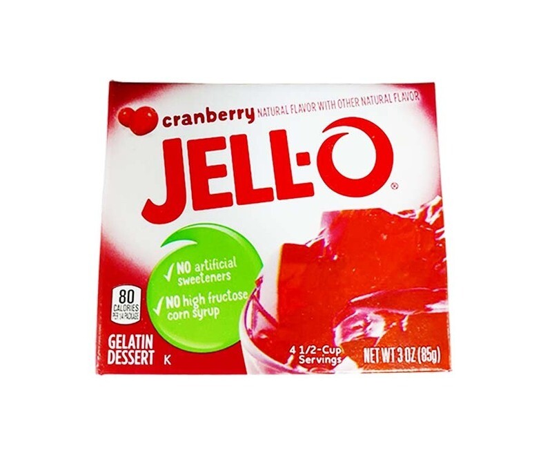 Jell-O Cranberry Gelatin Dessert 85g