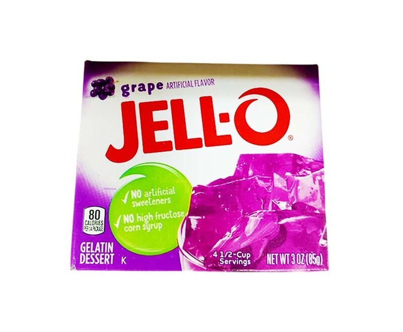 Jell-O Grape Gelatin Dessert 85g