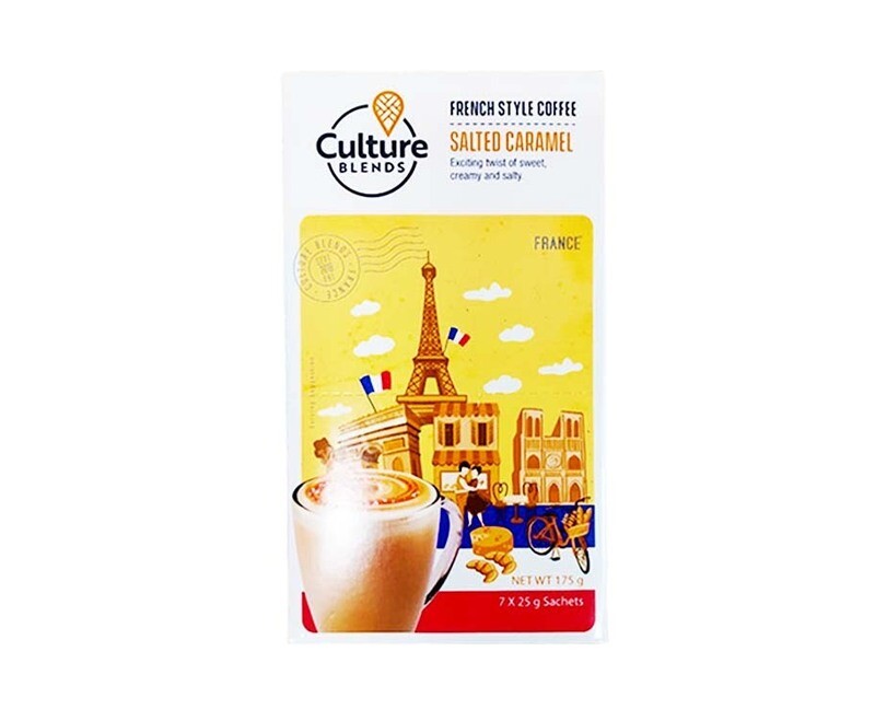 Culture Blends French Style Coffee Salted Caramel (7 Packs x 25g)