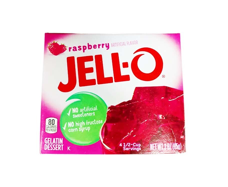 Jell-O Raspberry Gelatin Dessert 85g