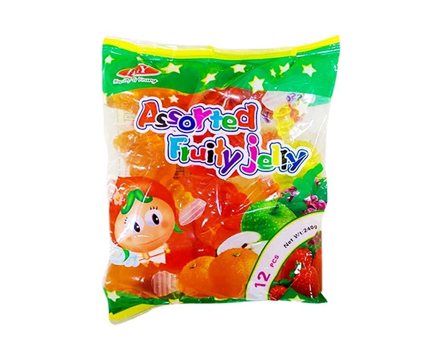 H&amp;Y Assorted Fruity Jelly 12 Pieces 240g