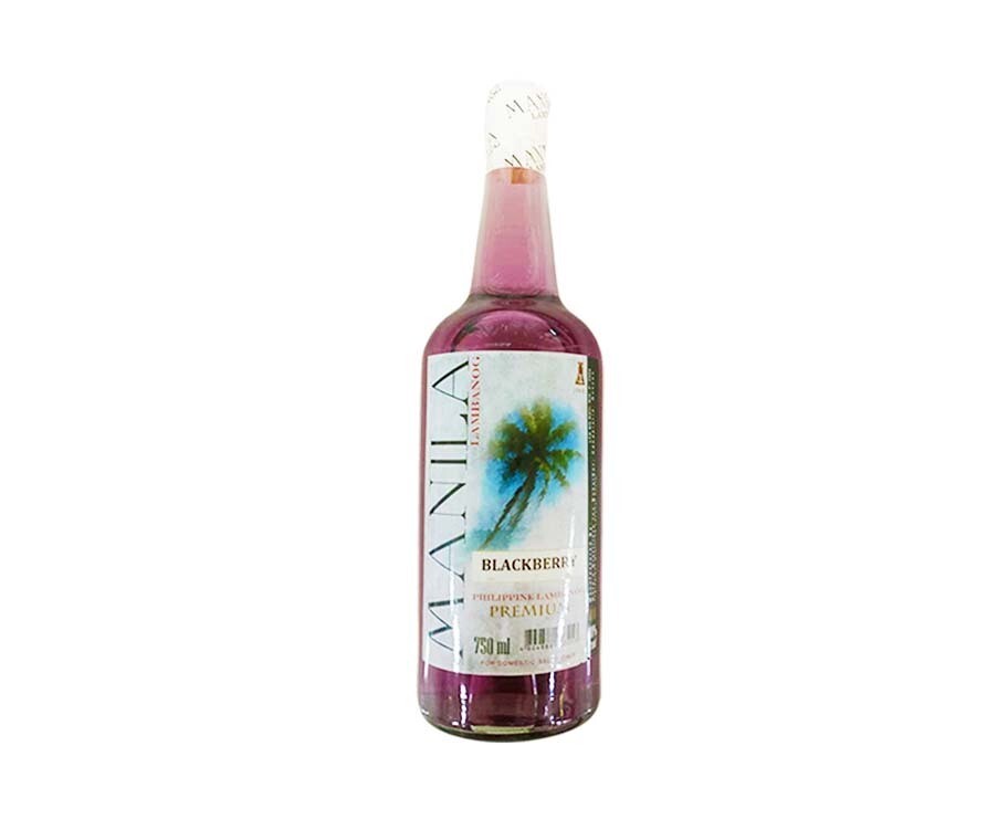 Manila Lambanog Premium Philippine Lambanog Blackberry 750mL