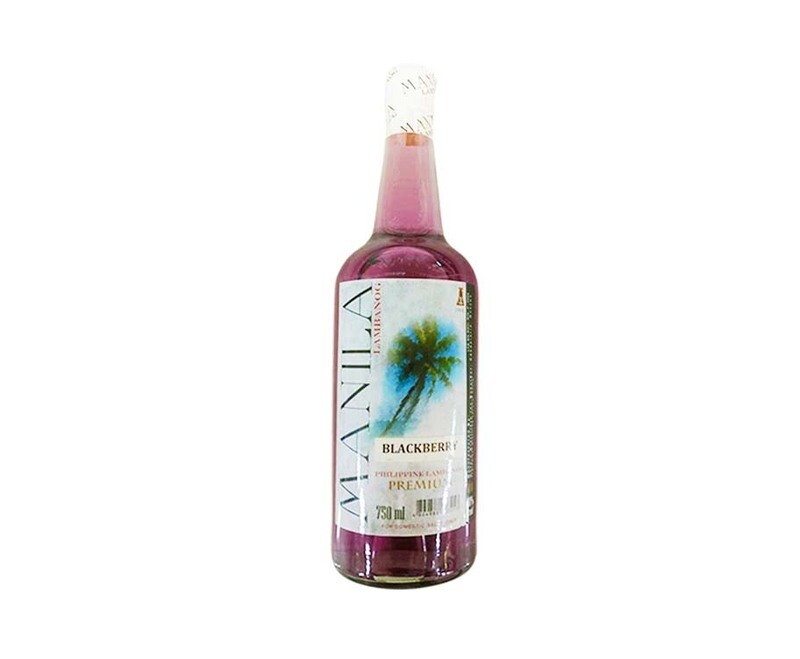 Manila Lambanog Premium Philippine Lambanog Blackberry 750mL
