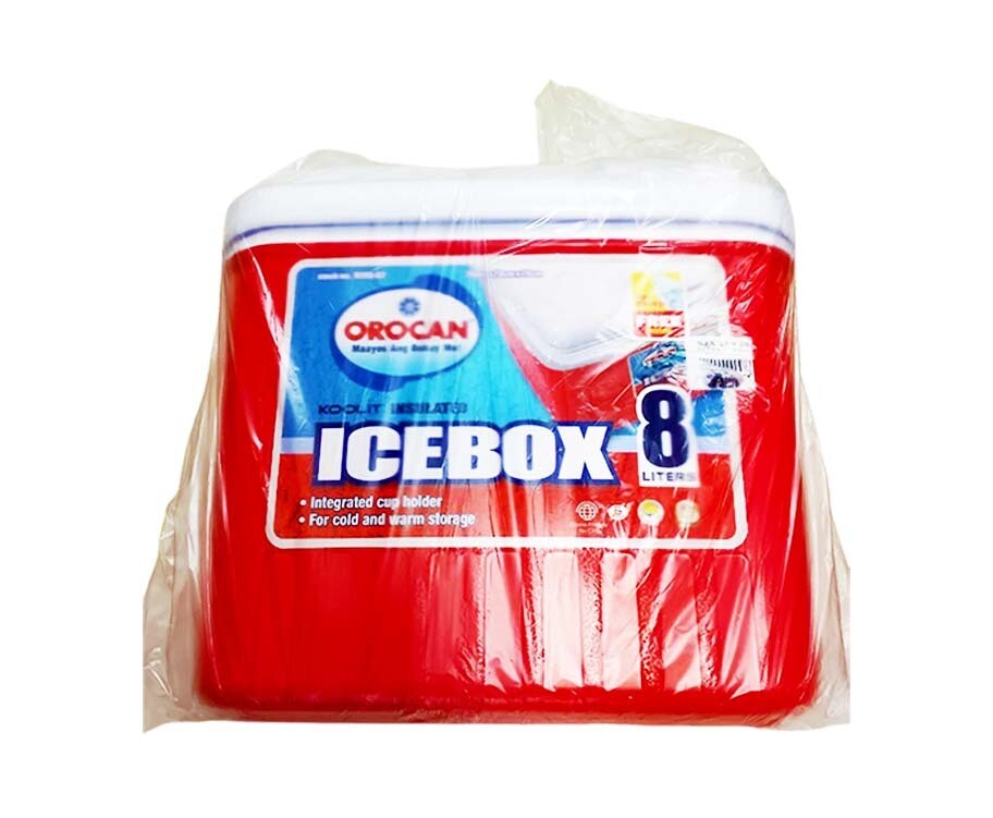 Orocan Ice Box Insulated 8 Liters Red