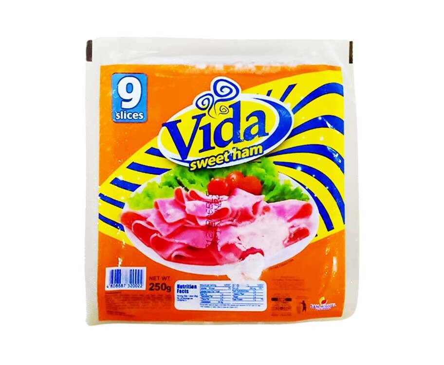 Purefoods Vida Sweet Ham 9 Slices 250g
