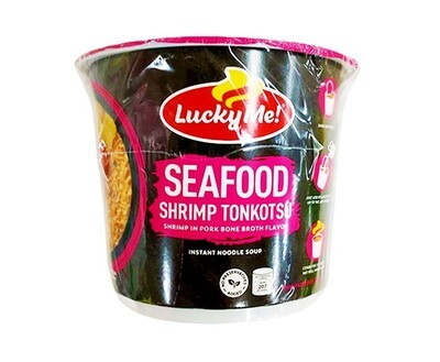 Lucky Me! Seafood Shrimp Tonkotsu Instant Noodle Soup 45g
