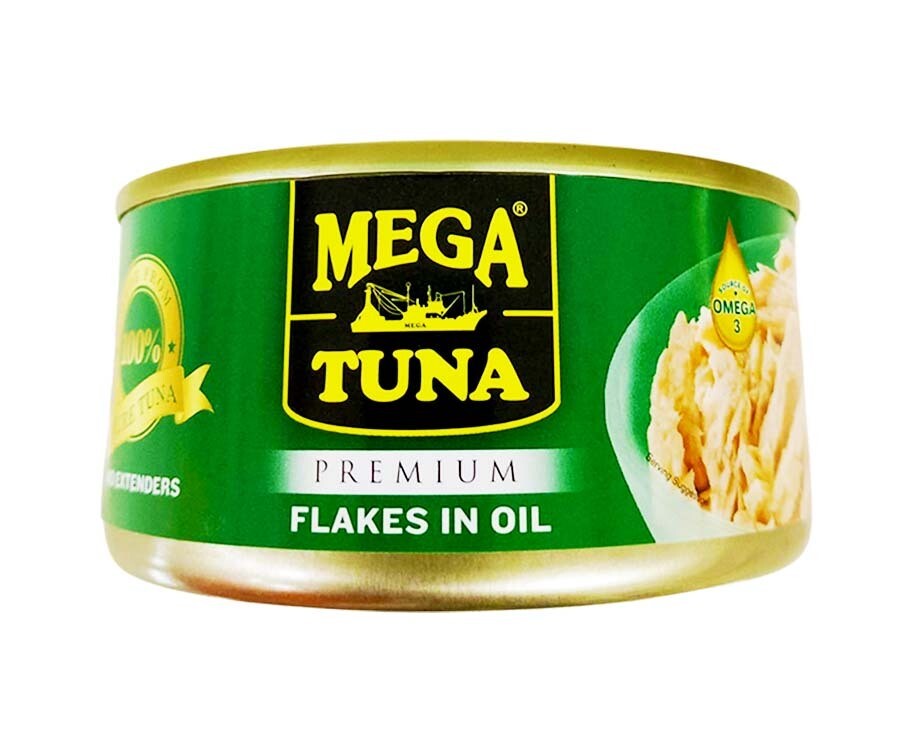 Mega Tuna Premium Flakes in Oil 180g