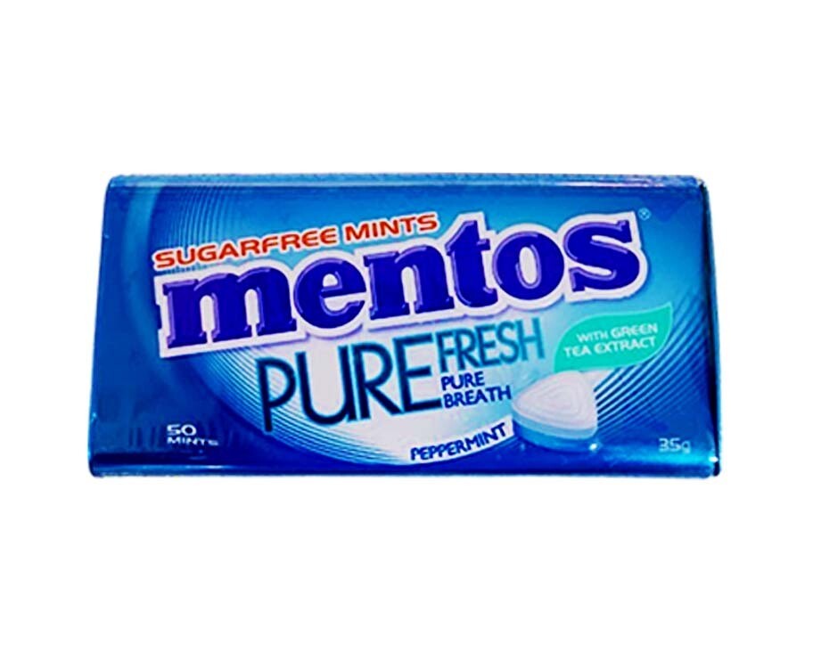 Mentos Pure Fresh Peppermint 50 Mints 35g