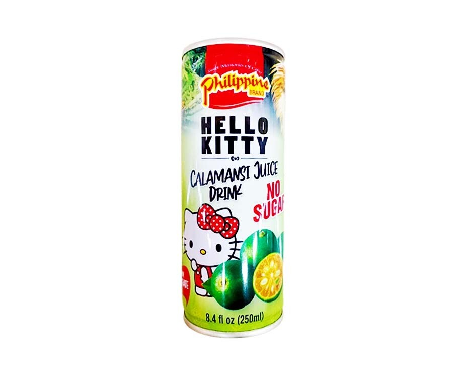 Philippine Brand Hello Kitty Calamansi Juice Drink No Sugar 250mL