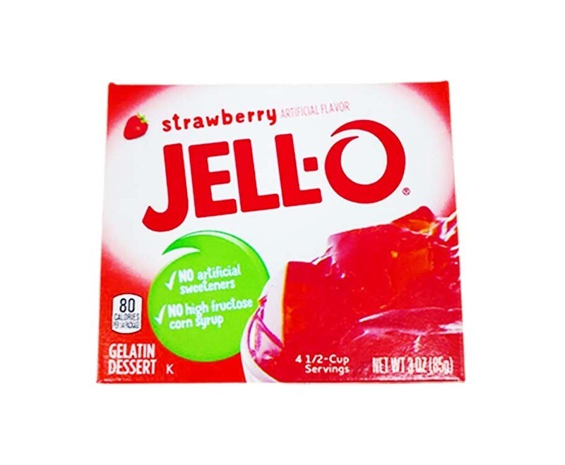 Jell-O Strawberry Gelatin Dessert 85g