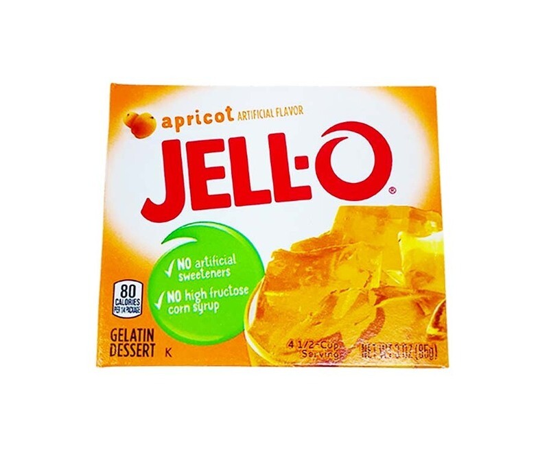 Jell-O Apricot Gelatin Dessert 85g