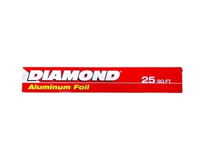 Diamond Aluminum Foil 8m x 30cm 25 Sq. Ft.