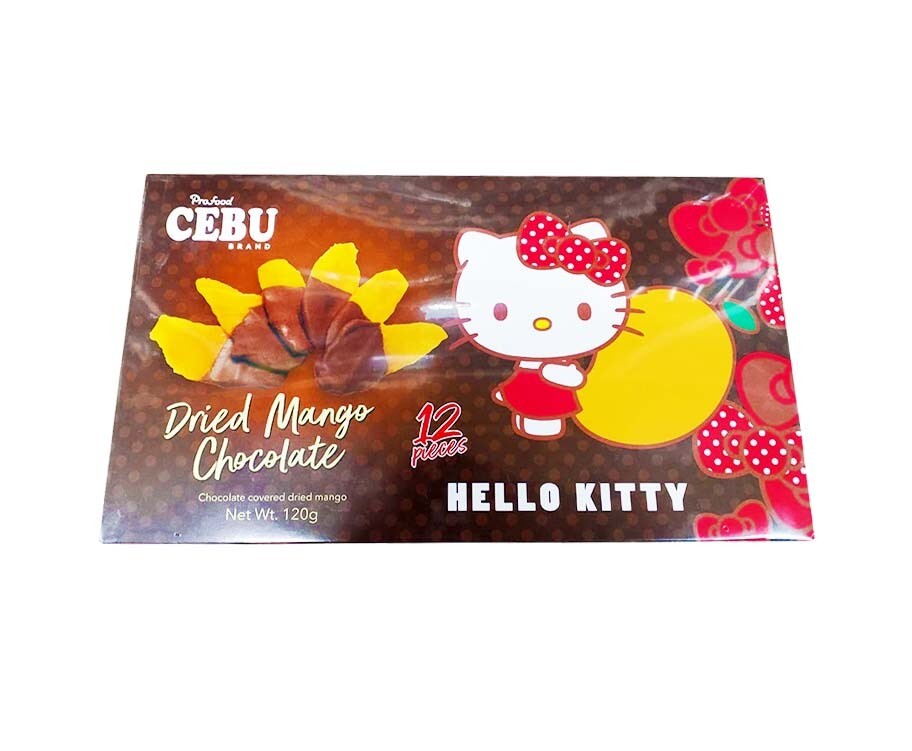 Profood Cebu Brand Dried Mango Hello Kitty Chocolate Covered Dried