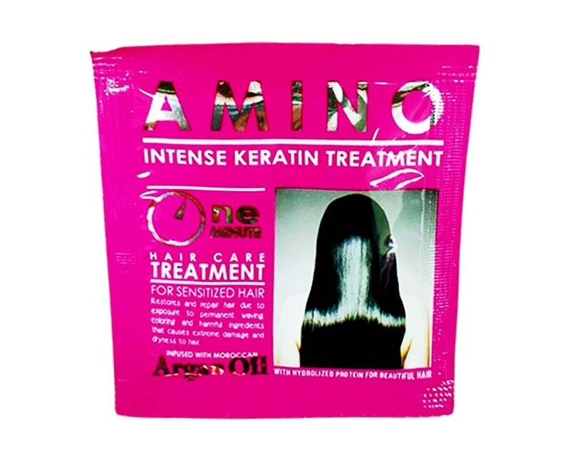 Amino Intense Keratin Treatment Hair Care Treatment Infused With Moroccan Argan Oil 20g