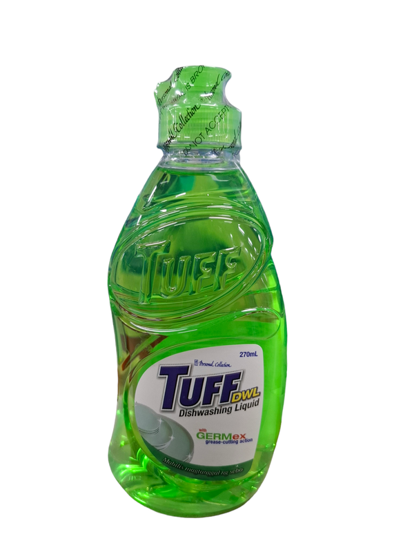 Tuff Dishwashing Liquid with GERMex Grease Cutting Action 270mL