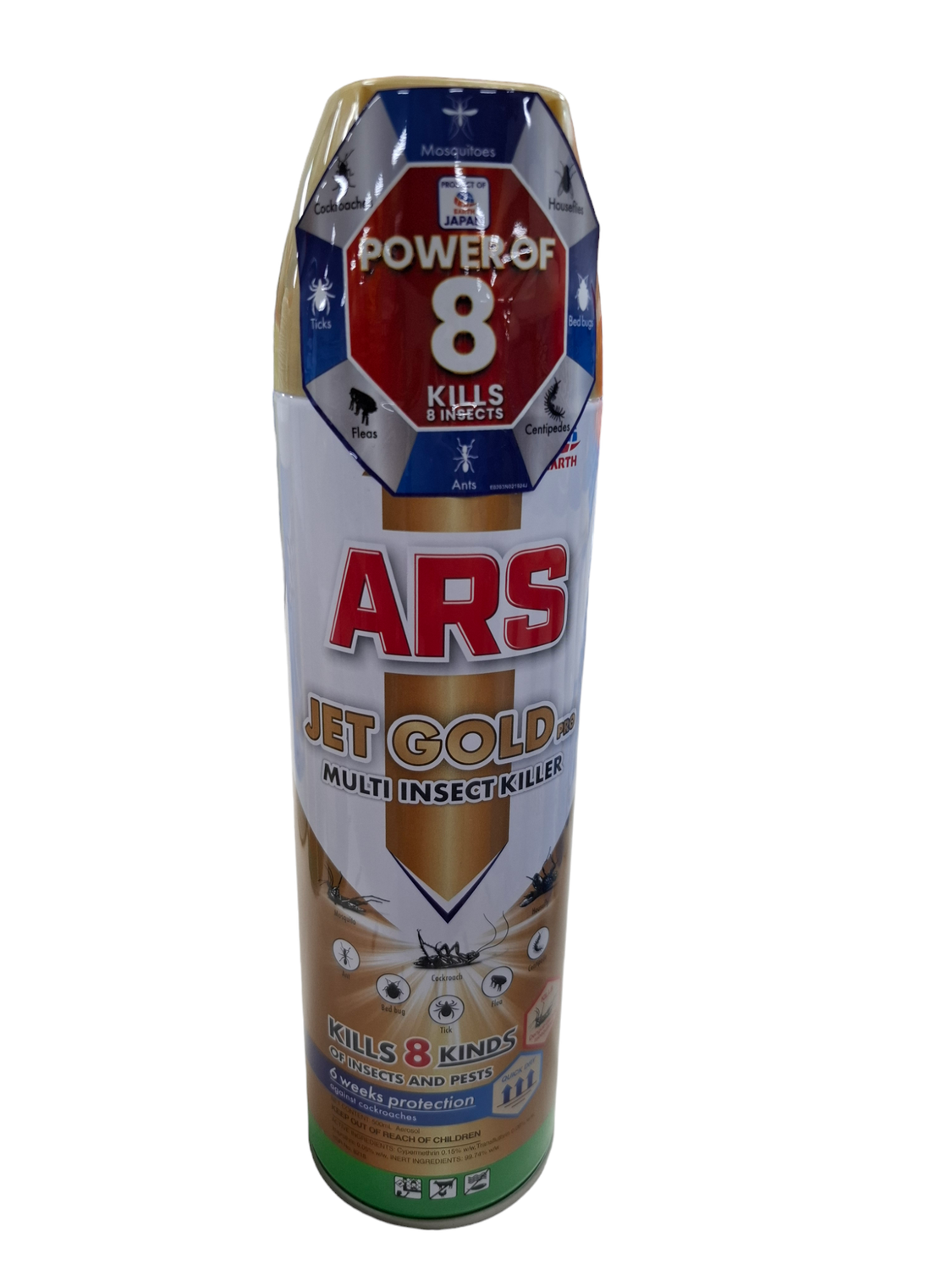 ARS JET GOLD Multi Insect Killer Kills 6 kinds of Insect and Pests 500mL