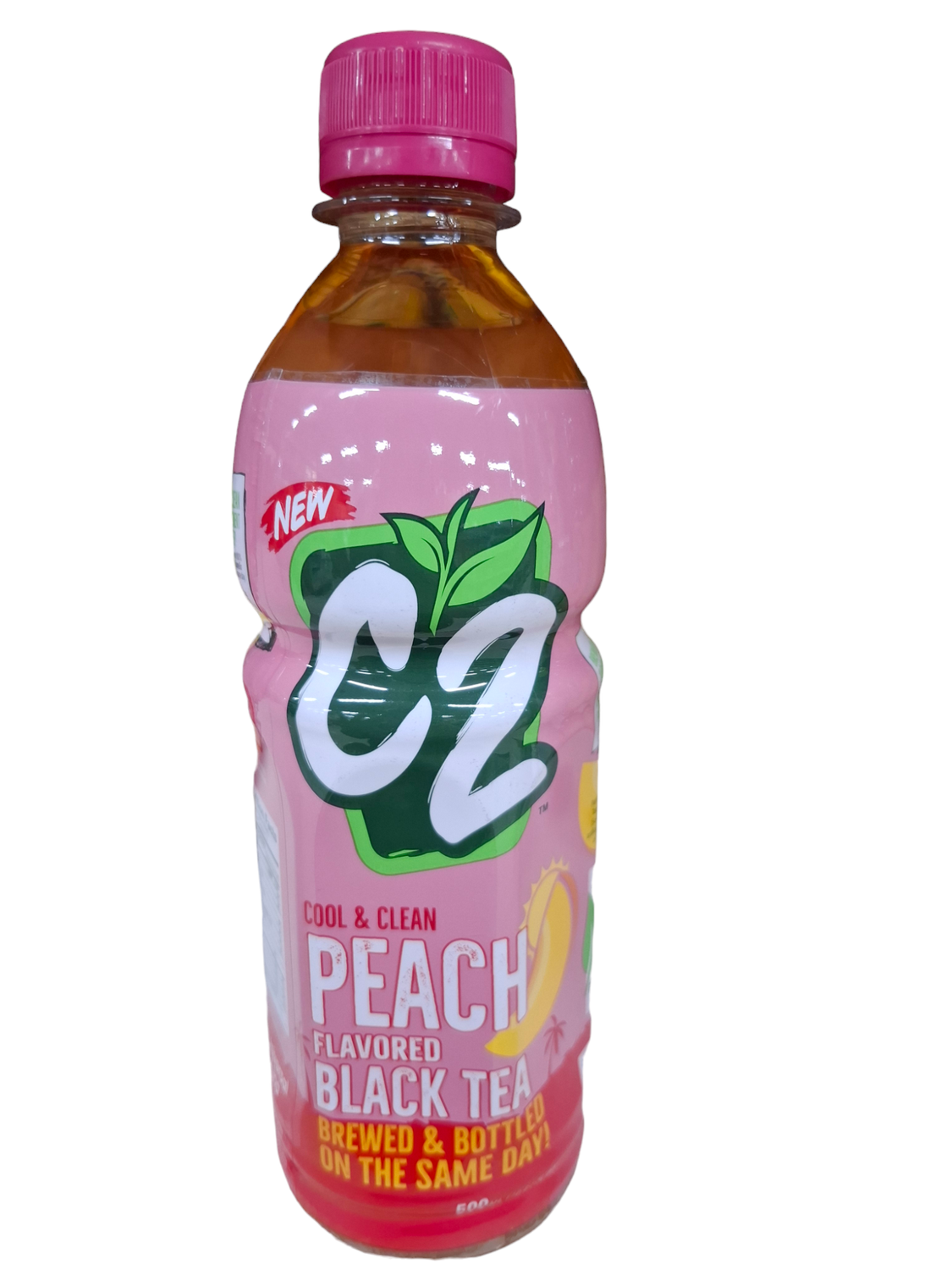 C2 Peach Flavored Black Tea 500mL