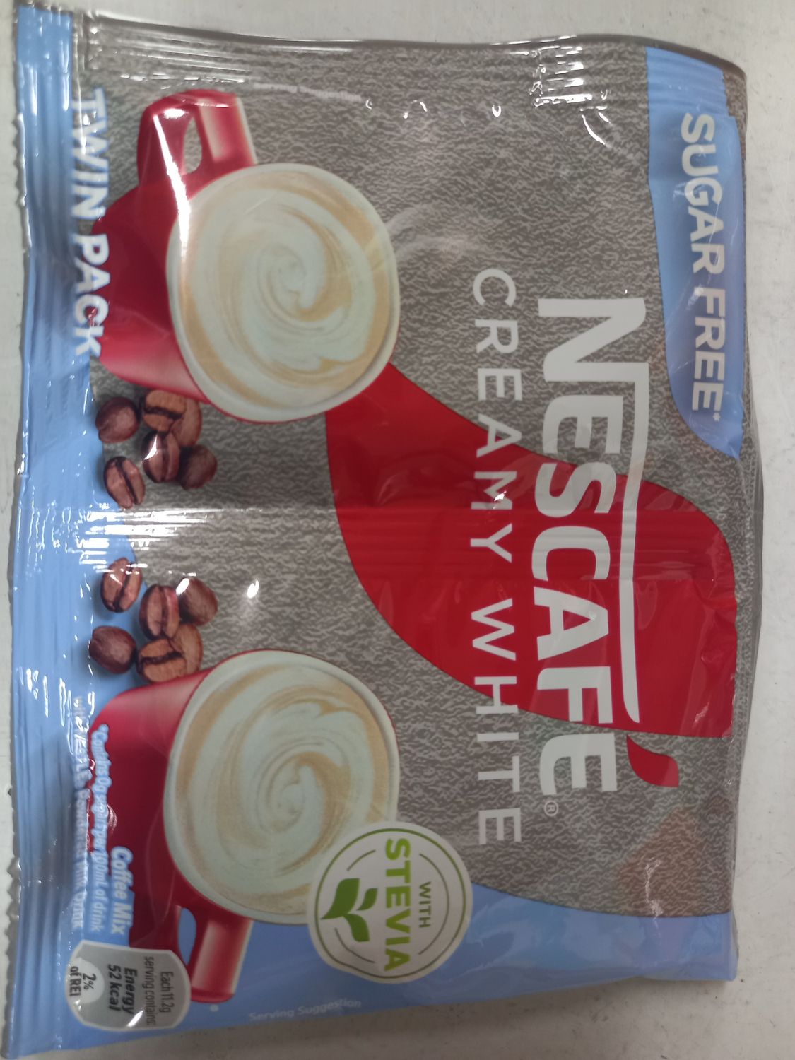 Nescafe creamy white sugar free with stevia