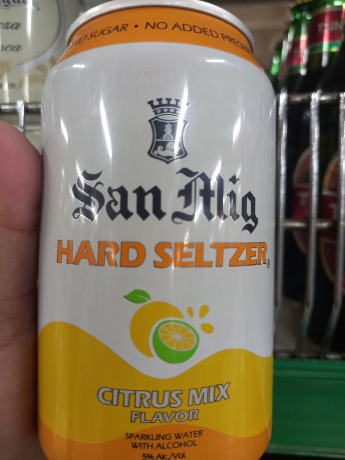 San mig. Hard Seltzer citrus mix flavor 330ml