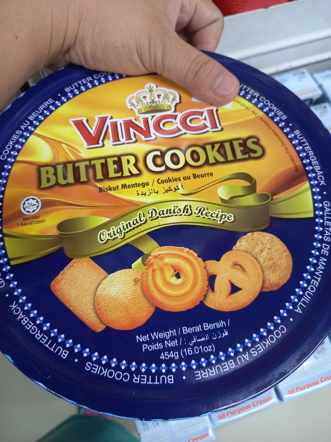 Vincci butter cookies 454g