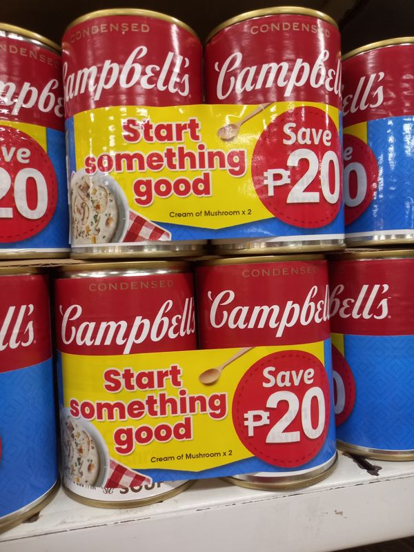 Campbell&#39;s Cream of Mushroom (2 Packs x 298g)