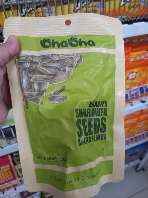 ChaCha Roasted Sunflower Seeds Salted Flavor 130g