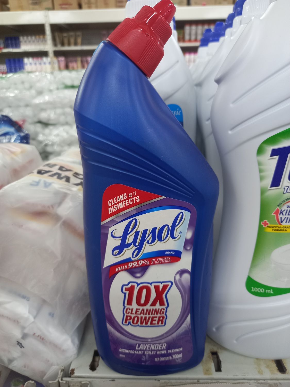 Lysol 10x cleaning power toilet bowl cleaner 700mL