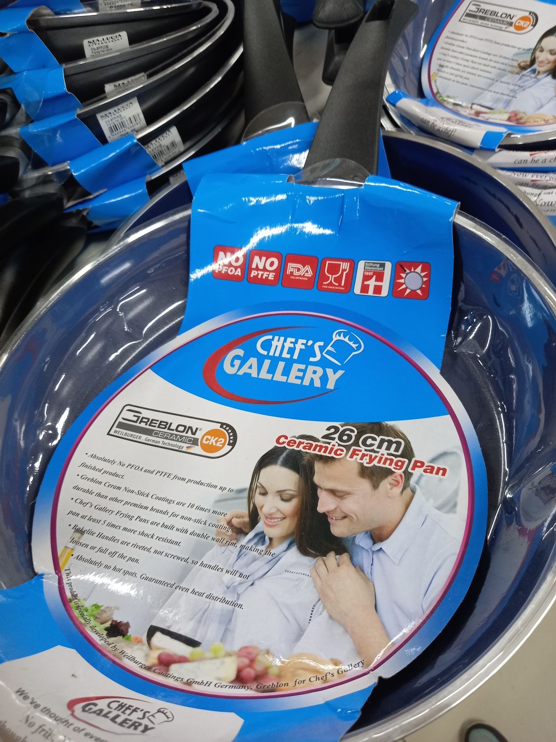 Chef's gallery 26 cm ceramic frying pan