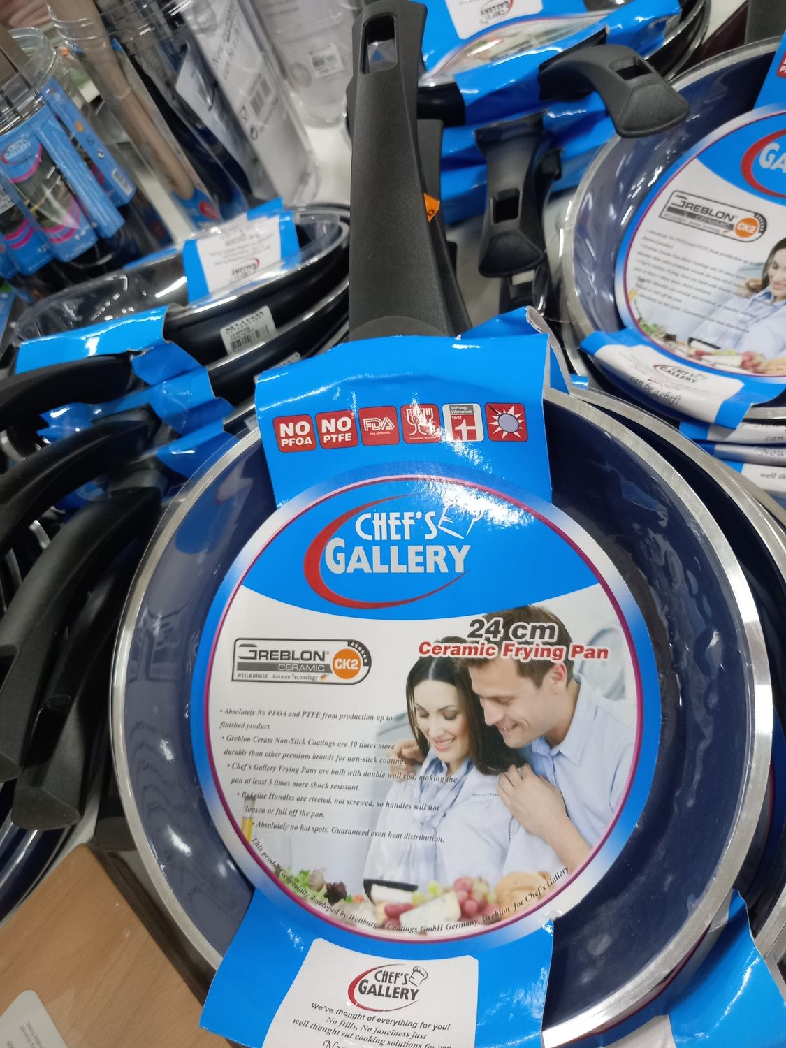 Chef's gallery 24 cm ceramic frying pan