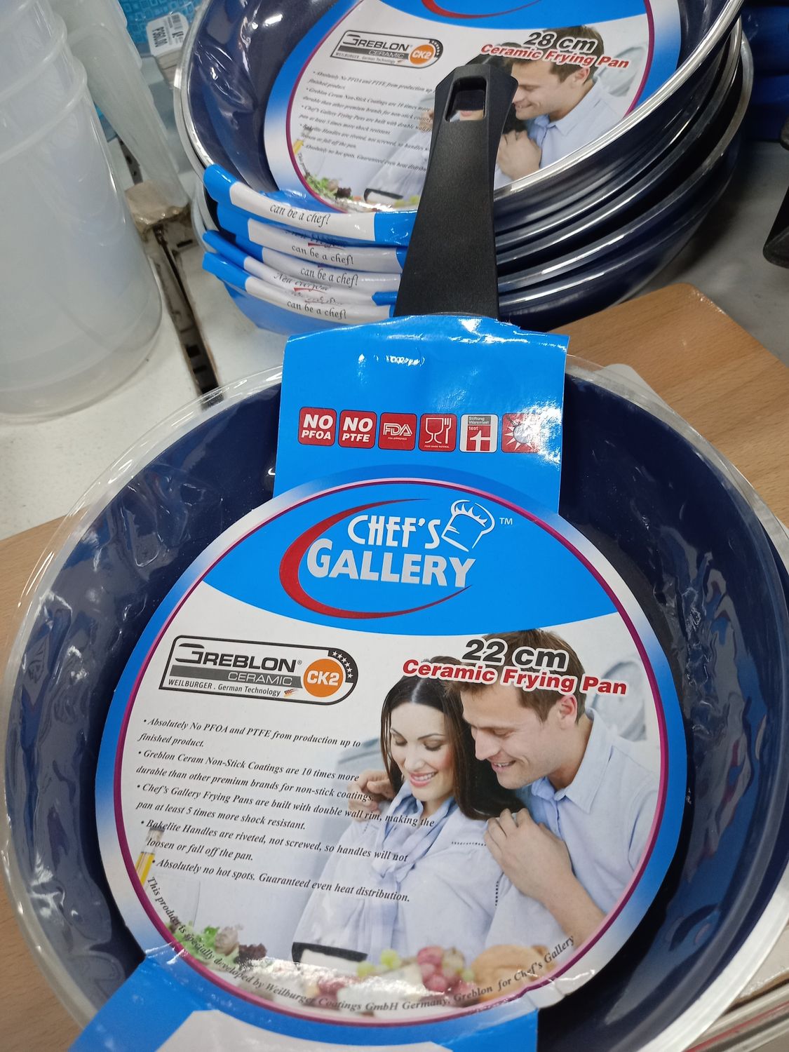 Chef's gallery 22 cm ceramic frying pan